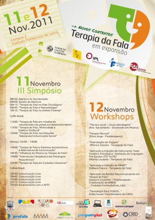 Evento: "Terapia da Fala em Expansão: Novos Contextos"  